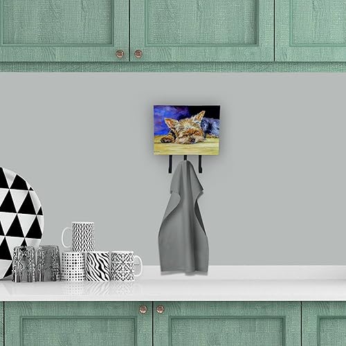 Miniatura 4 de Caroline's Treasures 7357TH68 Yorkie - Correa o soporte para llaves, ganchos de pared, ganchos para llaves, perchero para colgar llaves, toallas,