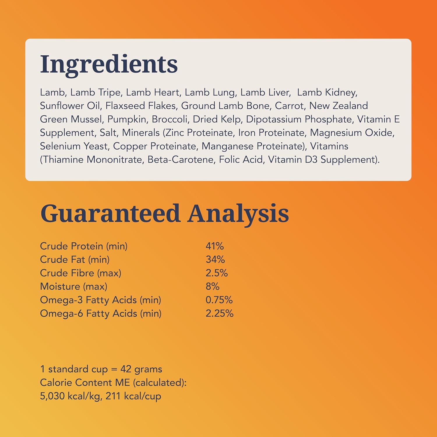 K9 Natural Lamb Freeze Dried Dog Food, High-Meat Natural Complete Meal or Meal Toppers for Dogs, Grass-Fed Lamb from New Zealand, Grain-Free, GMO-Free, Complete & Balanced Nutrition, 1.1lb