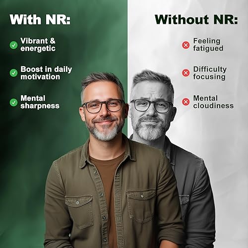 Miniatura 4 de Suplemento liposomal NAD+, ribósido de nicotinamida con resveratrol 900 mg para mujeres y hombres, suplemento de refuerzo de NAD de alta pureza para