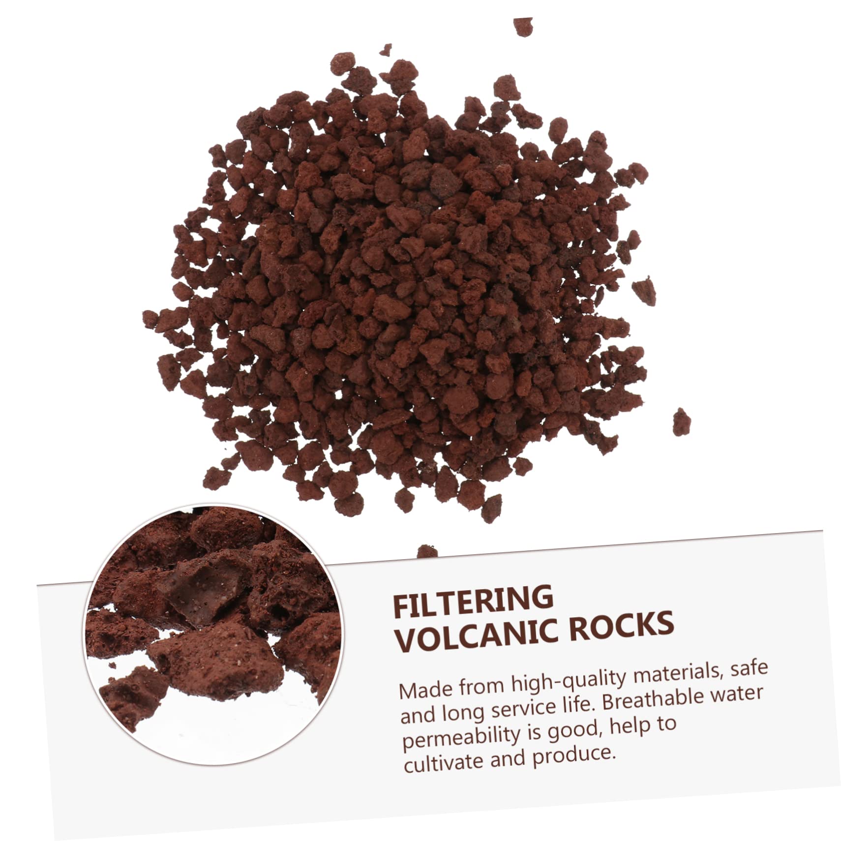 BESPORTBLE Piedra Volcánica 500 g Material Filtrante para Acuario Piedra para Pecera