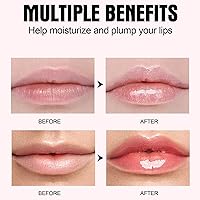 Vista 3 de Aceite de labios con extracto de chile, ligeramente picante para rellenar los labios para labios más llenos al instante, hidratante y nutritivo