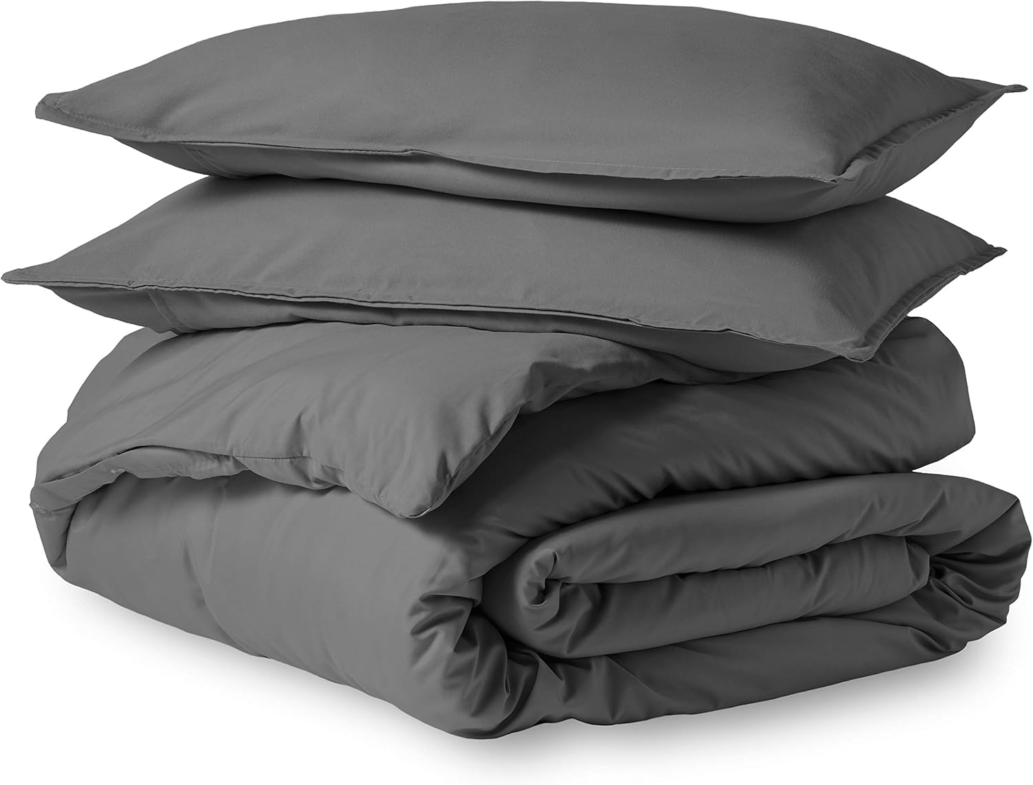 Bare Home Duvet Cover Oversized Queen Size - Premium 1800 Super Soft Duvet Covers Collection - Lightweight, Cooling Duvet Cover - Soft Textured Bedding Duvet Cover (Oversized Queen, Grey) : Home & Kitchen