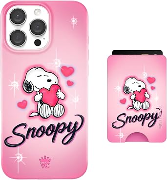 VELVET CAVIAR MagSafe Wallet + 16 Pro Case Bundle - Snoopy Be Mine