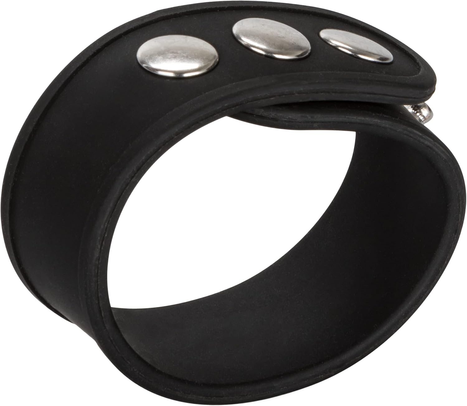 CalExotics Silicone Tri Snap Erection Ring, Black