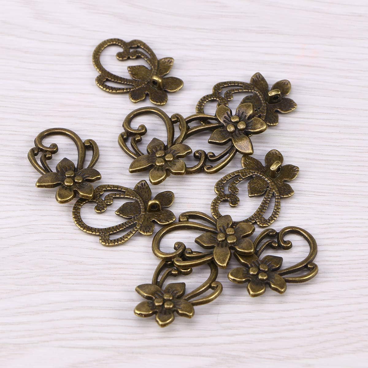 20Pcs Antique Brass Ot Toggle Clasps Set for Jewelry Making Vintage Alloy Bracelet and Necklace Connectors DIY Craft Accessories - Image 4