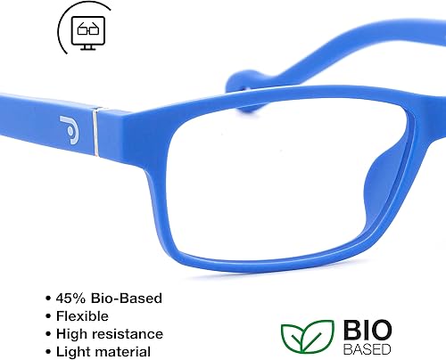 Miniatura 6 de THYSSEN - Lentes con filtro de luz azul para hombres y mujeres, lentes antirreflejos con fuerza o sin receta para juegos o PC, 6 colores y 6