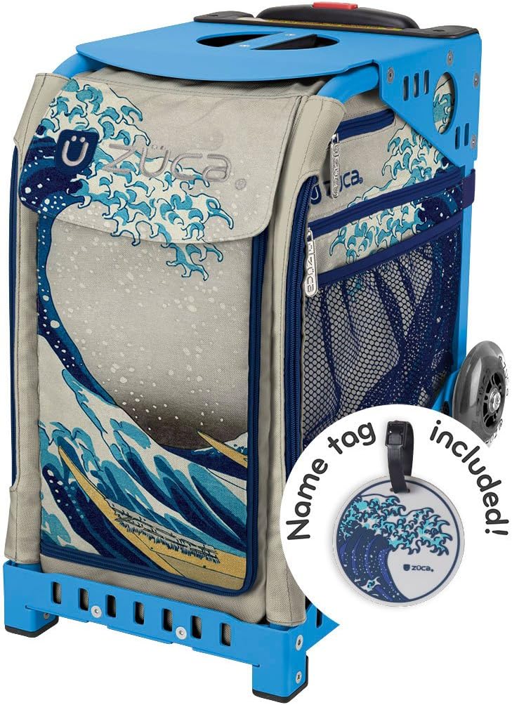 ZUCA "New Sport Insert Bag Great Wave with Sport Frame: Blue