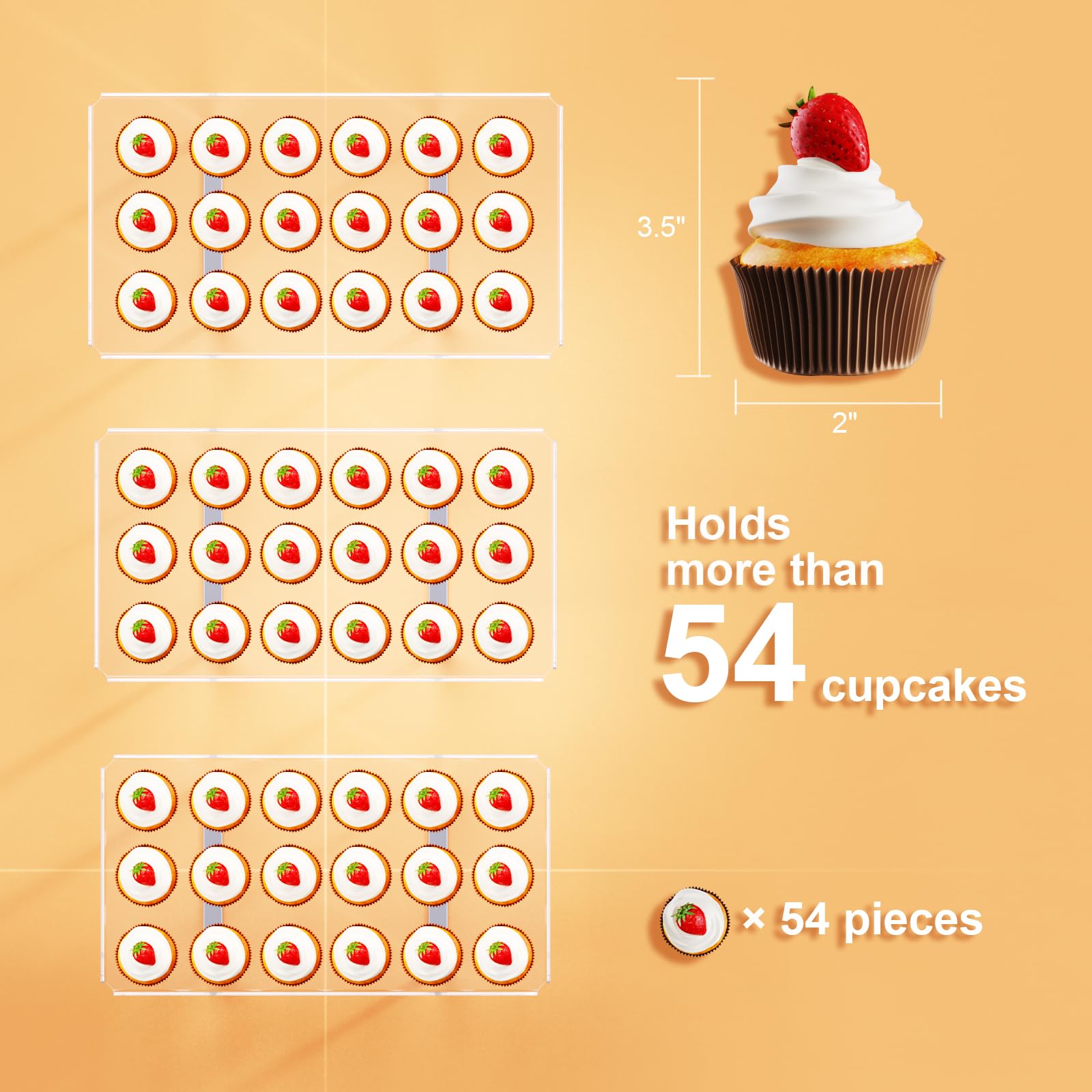 Bakzon Juego de 3 soportes para cupcakes, mesa de postre de acrílico transparente con patas de soporte de hierro para cumpleaños, decoración de barras de caramelos, bodas, fiestas y eventos