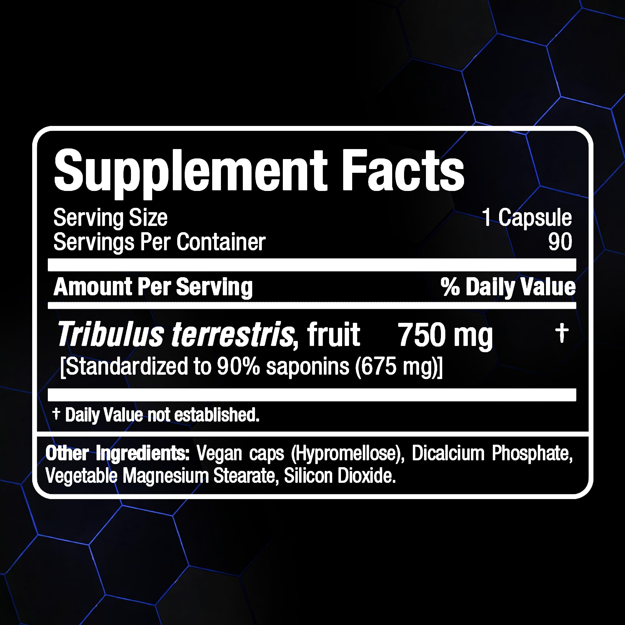 ALLMAX TribX90, 750 mg Tribulus, 90 Vegan Capsules — Amazon image 8