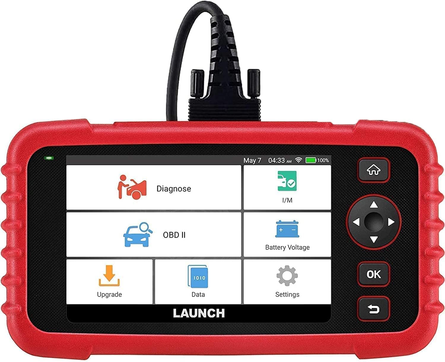 CRP123X OBD2 Scanner for Engine Transmission ABS SRS Diagnostics with SAS Calibration/Throttle Reset/Oil Reset, Battery Test, Free Update