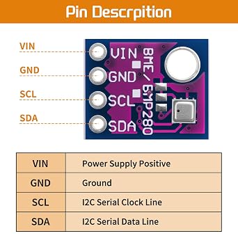 BME280 5V Sensor Module Compatible with Arduino 4pcs