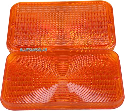 Miniatura 9 de BLUESUNSOLAR 1 lente ámbar LVU18745 de repuesto de lente de luz trasera para John Deere Tractor 1023E 1025R 1026R 2025R 2027R 2032R 2038R 2305 2320