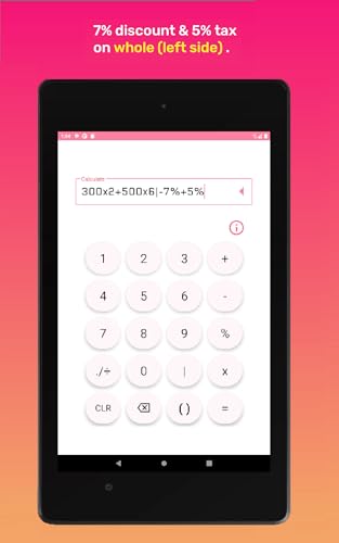 Percentage Calculator- Sales & Tax