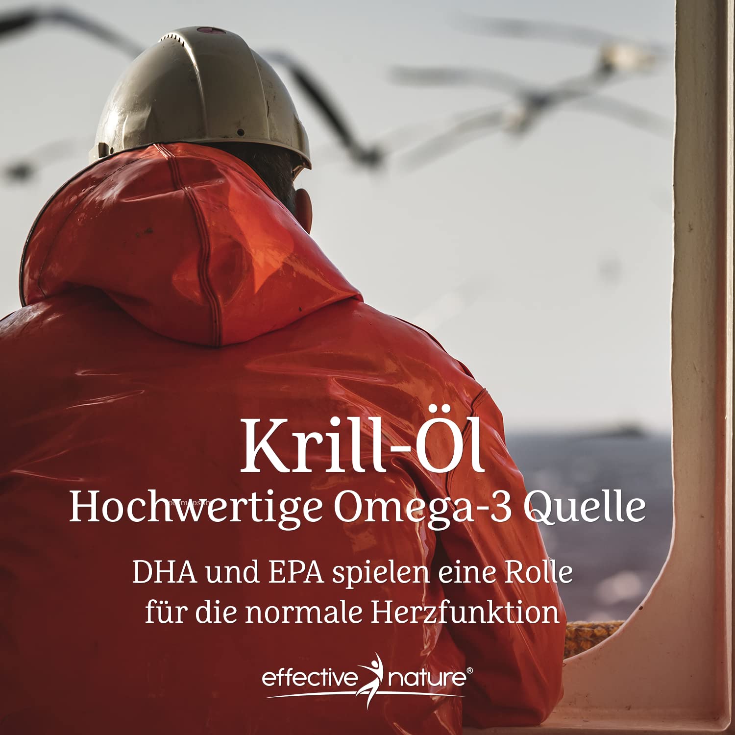 Krillöl Kapseln hochdosiert mit 1000 mg pro Tag - 180 Kapseln für 3 Monate - Wertvolle Omega-3-Quelle - Superba Krill Öl mit 100 mcg Astaxanthin