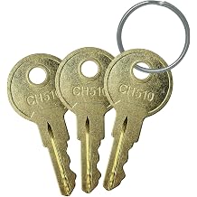CH510 Keys Replacement for CH510 Truck Tool Box RV Compartment Lock Key 3/Pack