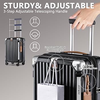 Amazon | [Joyway] 24 IN キャリーオンラゲージ、スマートカップ