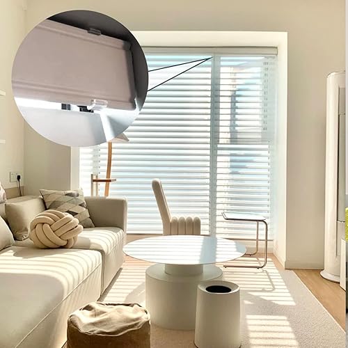 Miniatura 5 de Clips de cenefa de 25 pulgadas clips de cenefa de diseño oculto para persianas clips de plástico transparente clips de retención de repuesto para