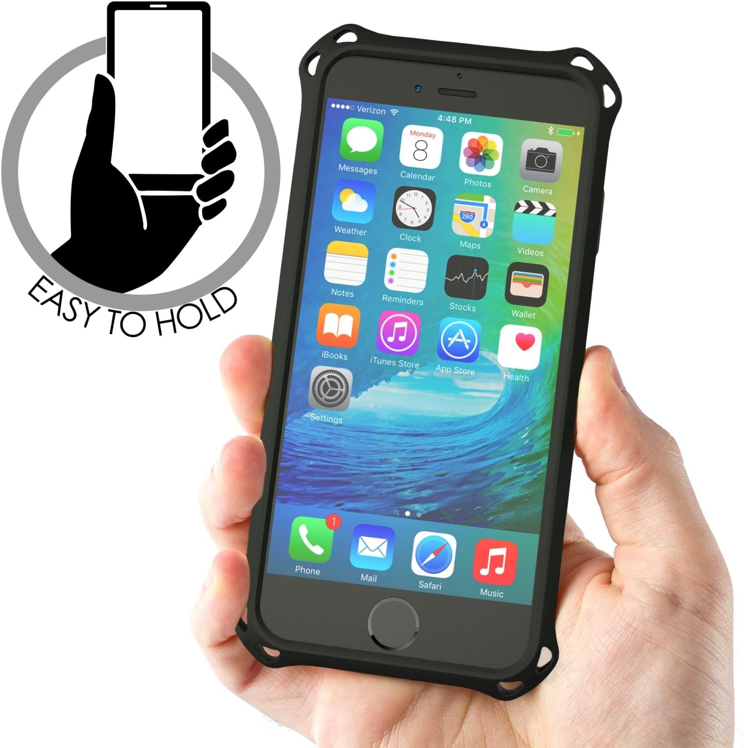 iPhone 6s Case, BUDDIBOX [Corner Series] - Heavy Duty Protection from Falls - Also Compatible with Apple iPhone 6 - [Rose Gold]