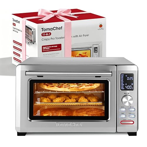 TomaChef Air Fryer Toaster Oven Combo, 26.5QT Large Capacity with