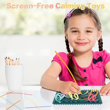 ddLUCK Sensory Activity Board for Autism ADHD, Fidget Toys for Kids Adults