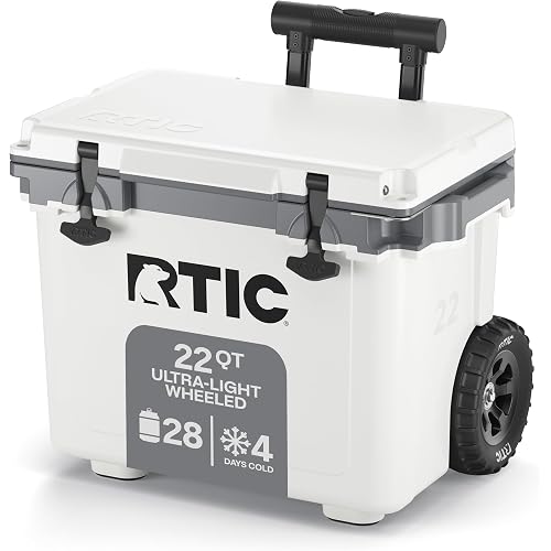 RTIC 22 QT Ultra-Light Wheeled Cooler with Handle