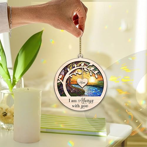 Vista 23 de Hyturlte - Adorno conmemorativo para papá – Adorno de Navidad cardenal para la pérdida de padre – Tengo un ángel en el cielo lo llamo papá – Regalos