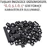 Spelt 108 Tuş Universal Mekanik Klavye Tuş Takımı Kapağı Keycap Siyah Us Layout İngilizce Dizilim