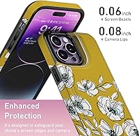 Vista 174 de LETO para iPhone 15 Pro Funda tipo cartera - Tapa tipo folio con patada - Diseños de moda - Tarjetero - Funda protectora para mujeres y niñas - 6.1