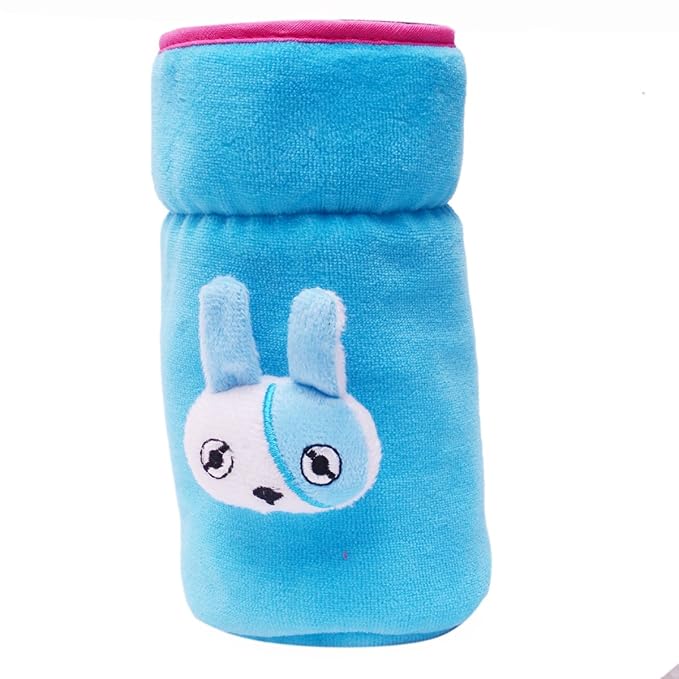 GURU KRIPA BABY PRODUCTS Presents Philips Avent 260Ml to 330ML Bottle Plush Stretchable Baby Feeding Bottle Cover with Handle