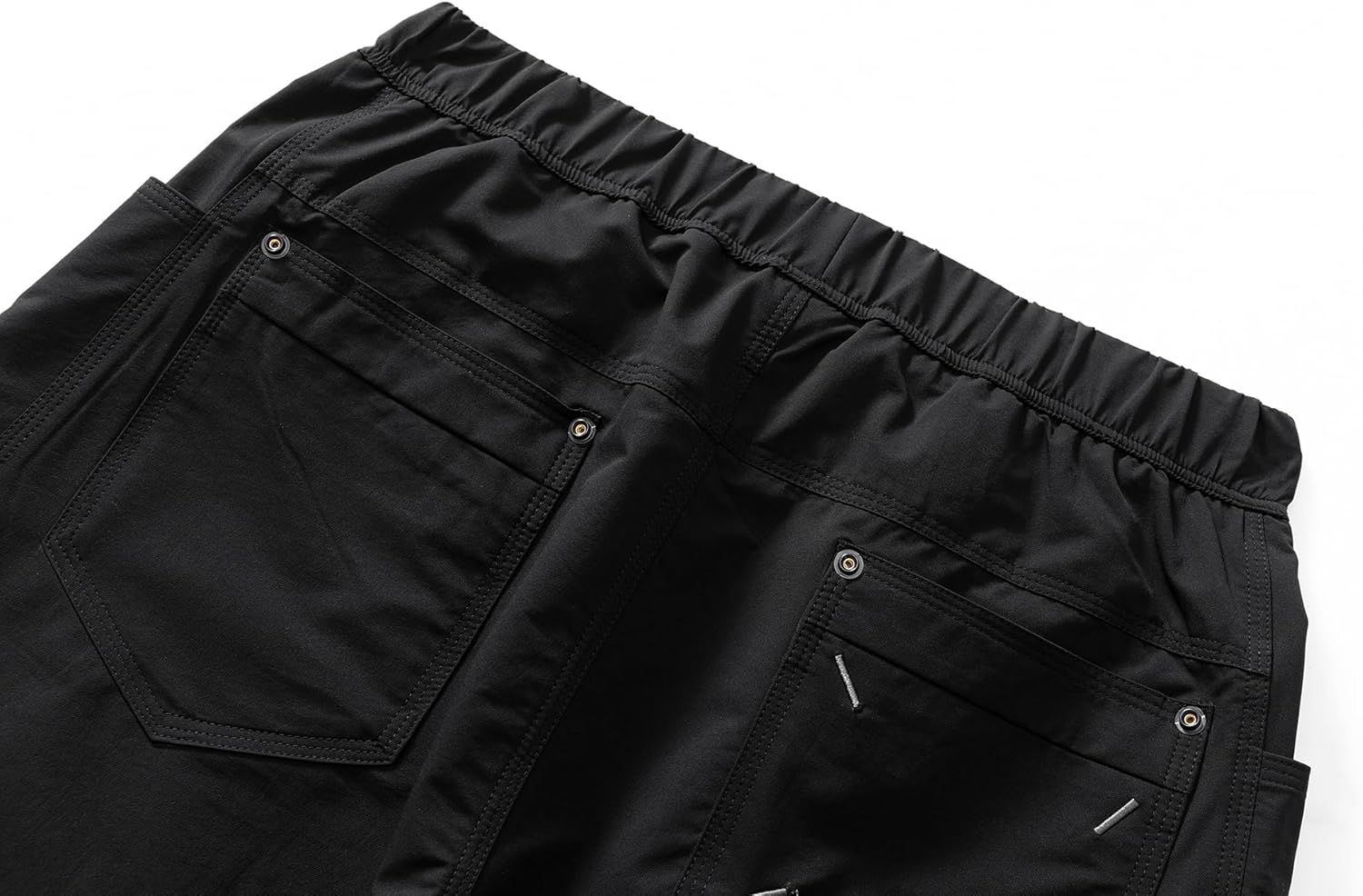 Men's Summer Outdoor Shorts with Belt Quick Dry Elastic Waist Work Shorts Hiking Shorts