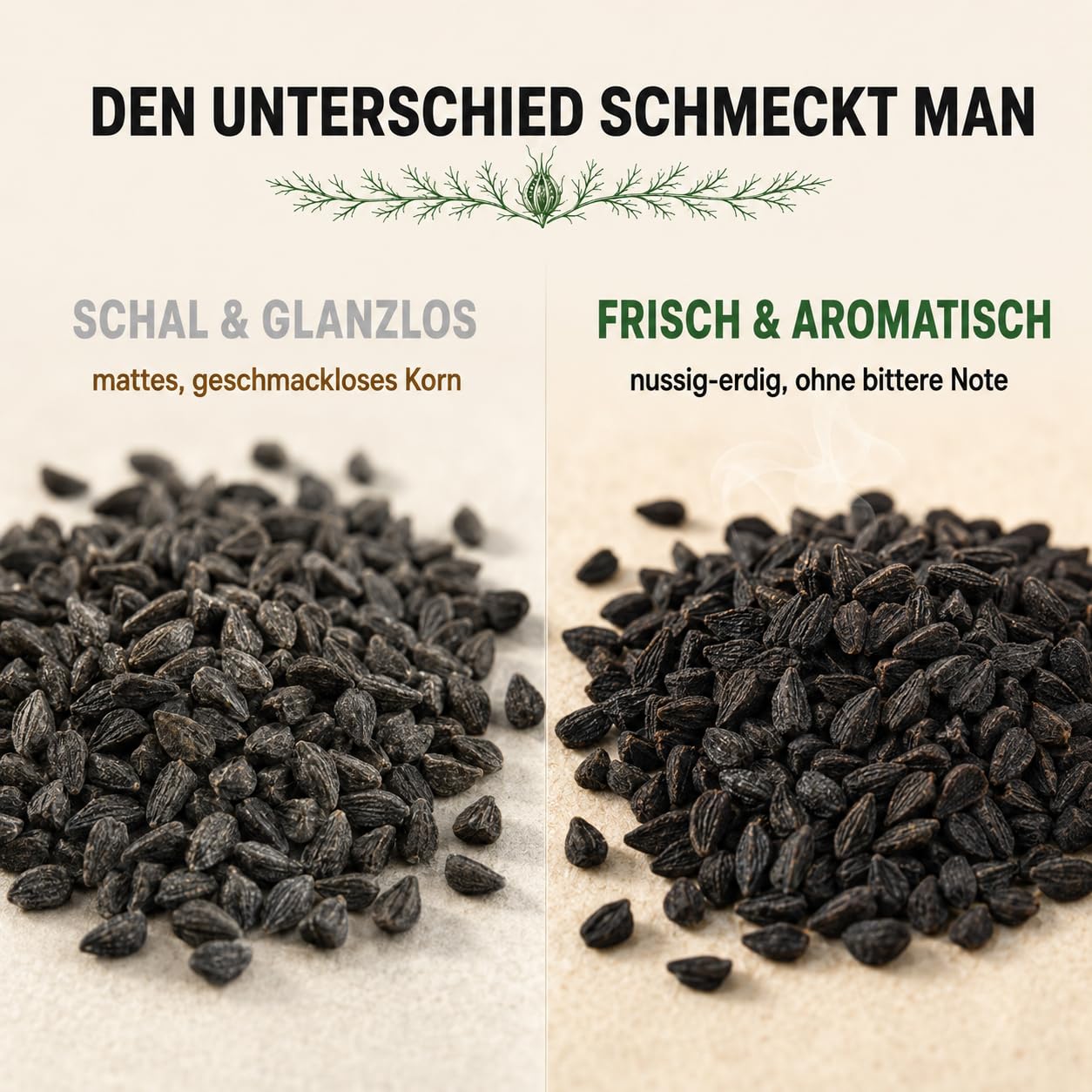 GiDeli Semi di Cumino Nero 10kg - Vera Nigella Sativa Intera dalla - Aroma Profondo e Terroso, Accuratamente Selezionato - Semi di Nigella Freschi Vegani per Pane, Insalate, Yogurt e Tisana