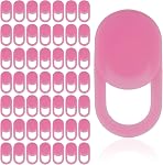 50pcs Couvertures de caméra pour ordinateur portable avant Slider, Black Ultra-Thin Webcam Cover Slide Webcam Protège votre vie privée & Sécurité pour les accessoires de tablette de téléphone de bureau portable
