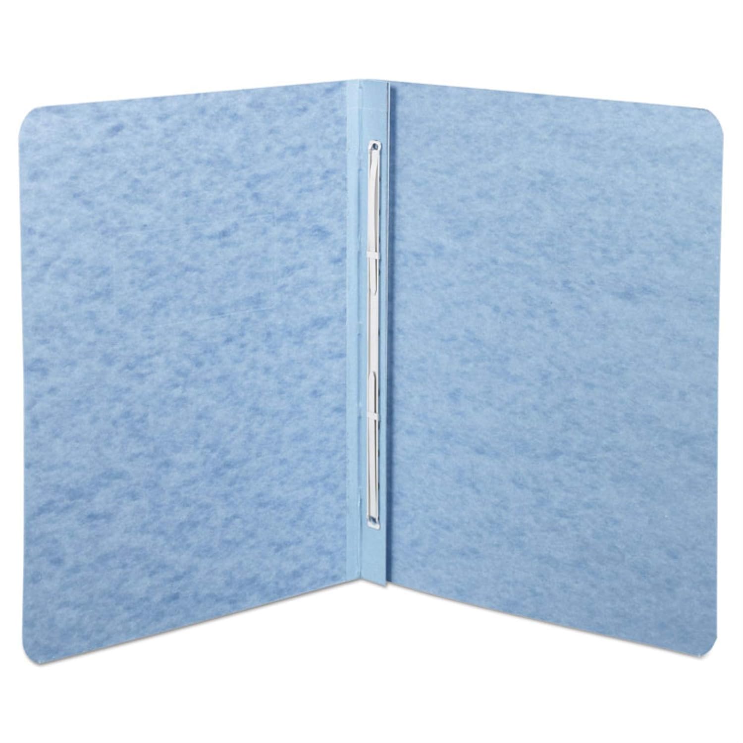 Pressboard Report Cover, Prong Clip, Letter, 3" Capacity, Light Blue : Office Products