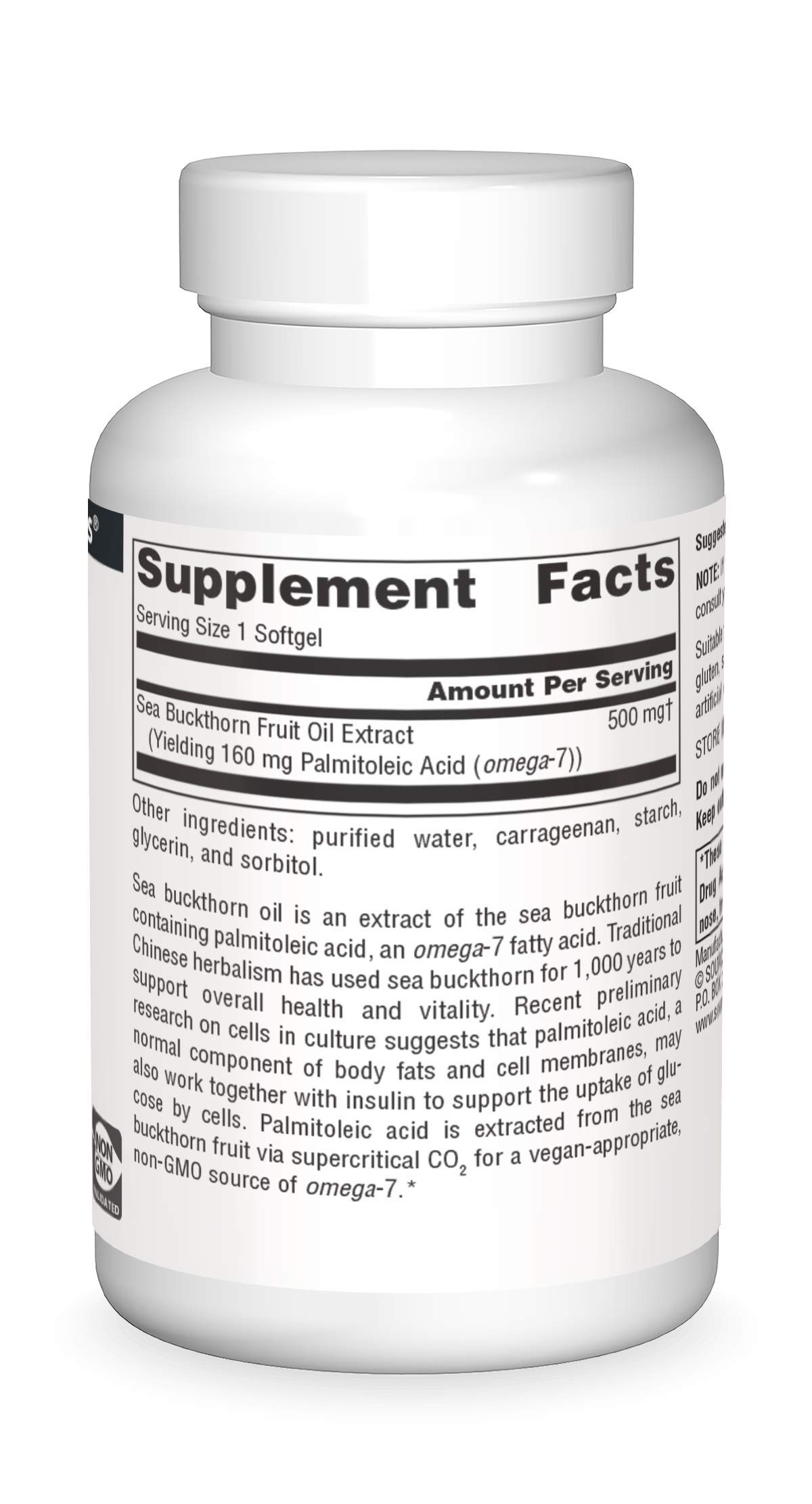 Source Naturals, Omega-7-30 Vegan Softgels — Amazon image 3