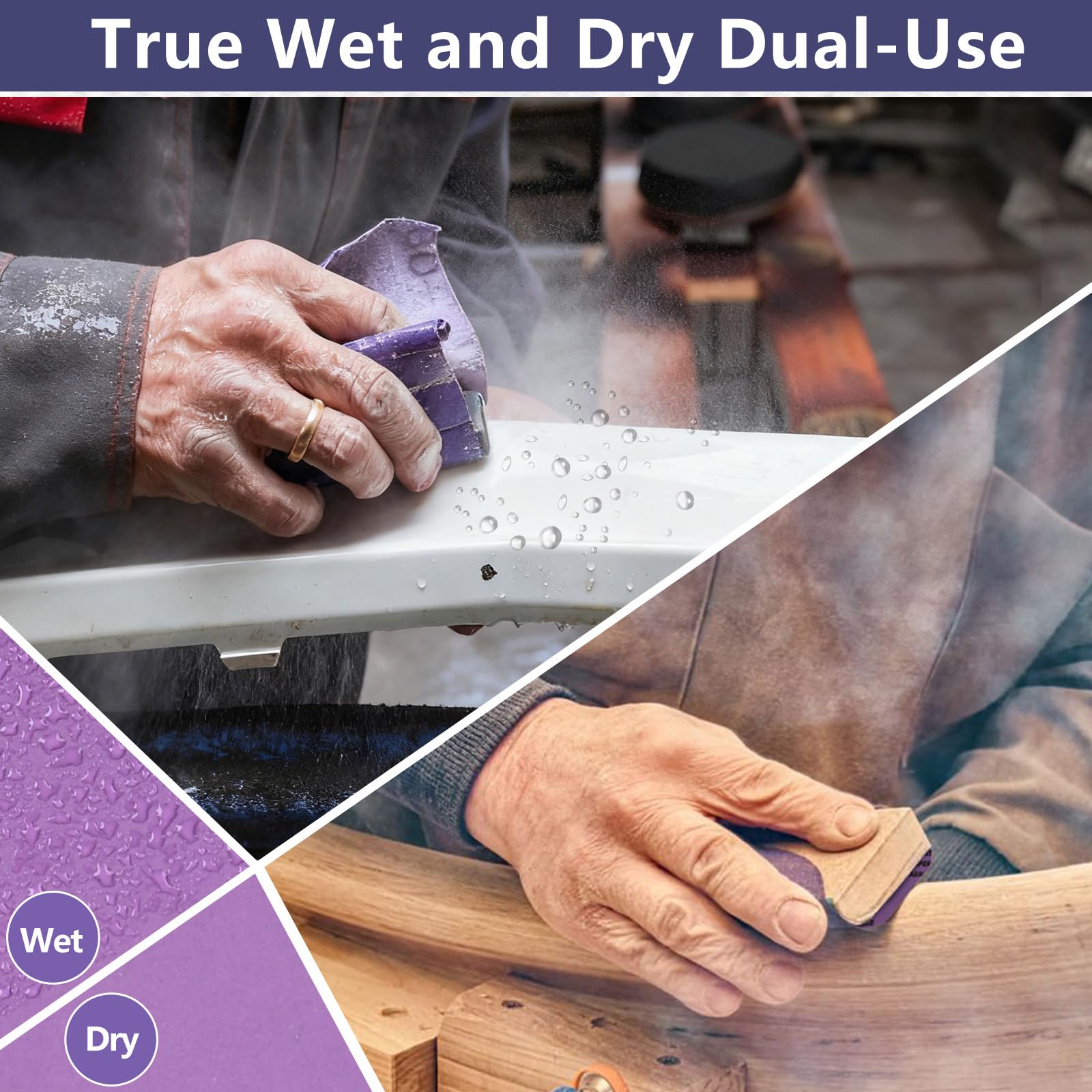 Premium Sandpaper Assortment - 80 to 2000 Grit -4