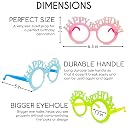 ZYOZIQUE 18 Peice Multicolor Happy Birthday Eye Glasses, Colorful Eyeglasses for Kids' Parties | Happy Photo Glasses Frame | Eyewear Party Supplies gallery image
