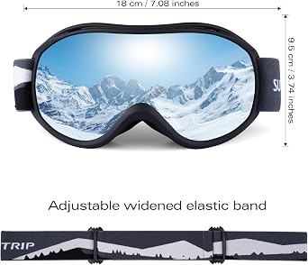 Supertrip Ski Goggles for Adult Snow Goggles 3 Pcs