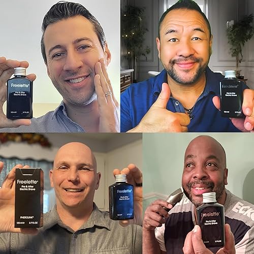 Miniatura 5 de Loción Crema de Afeitado Pre y Después de Afeitado Eléctrico - Mejor para Afeitado Cercano - Afeitado Suave Libre de Irritación - Bálsamo de Fórmula