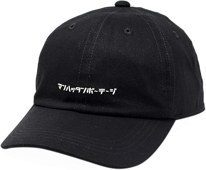 Amazon マンハッタンポーテージ Manhattan Portage キャップ Cap ロゴ 刺繍 カタカナ コットン ツイル 春夏 フリーサイズ 約55 60cm ブラック キャップ 通販