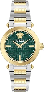 Versace Damen Analog Quarz Armbanduhr Greek