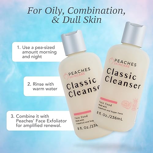 Miniatura 7 de Limpiador facial hidratante – Suave lavado facial diario con pomelo, caña de azúcar y Gotu Kola – Fórmula vegana ligeramente exfoliante para todo