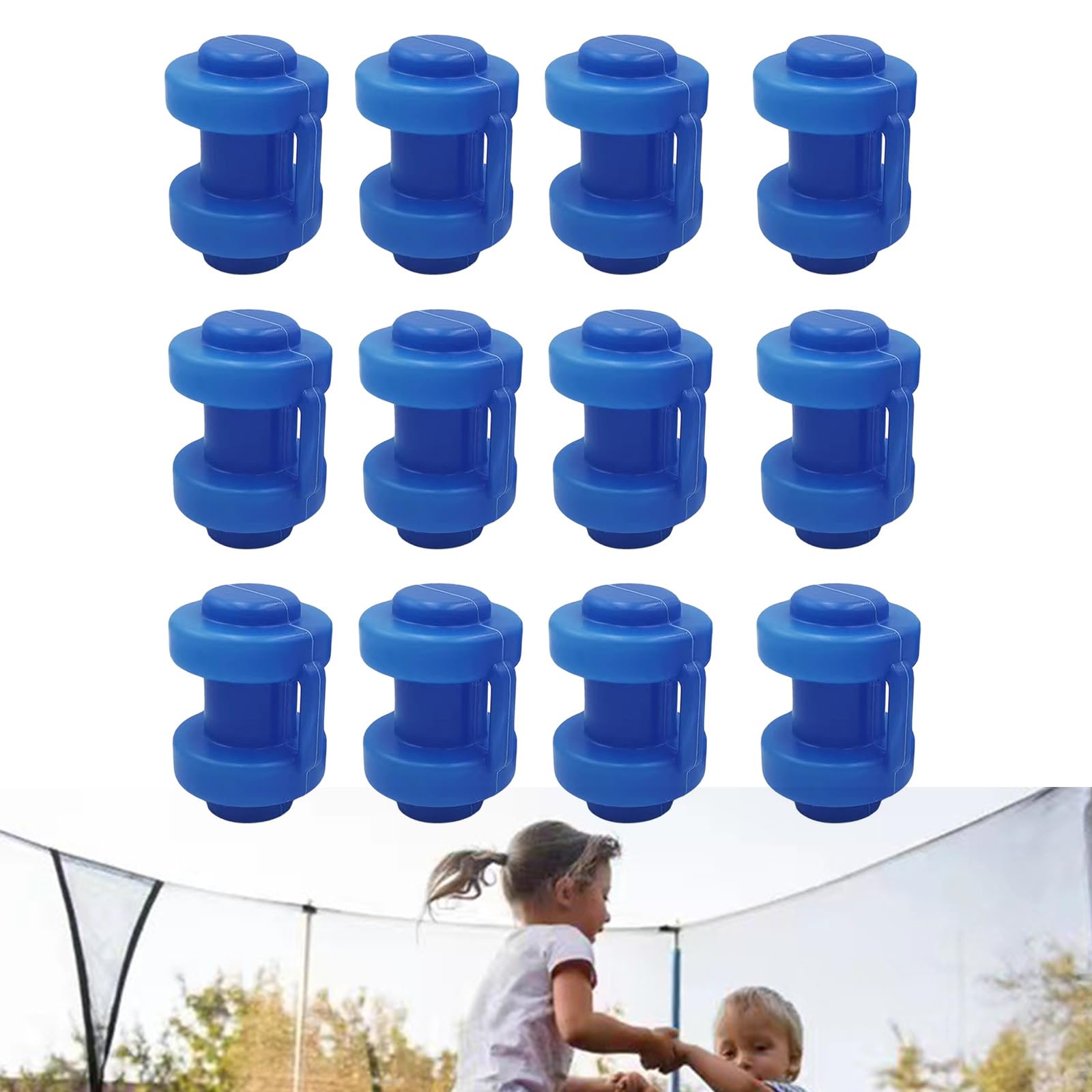 HUANGTNG Trampoline Enclosures Post Covers Trampoline Rod Net Post End Caps Trampoline Tube Covers End Caps for Trampoline Rod