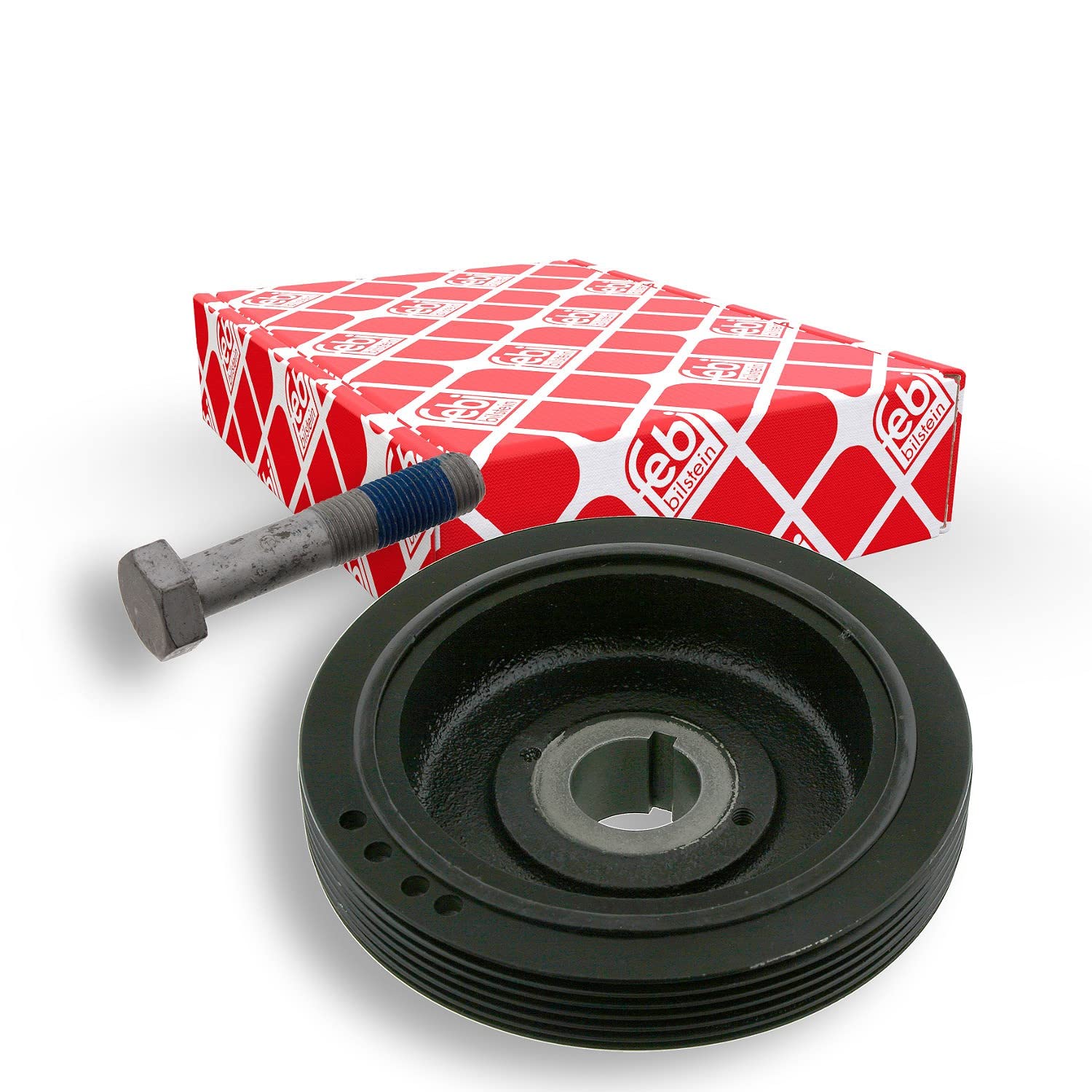 febi bilstein 33786 Pulley decoupled, for crankshaft with screw