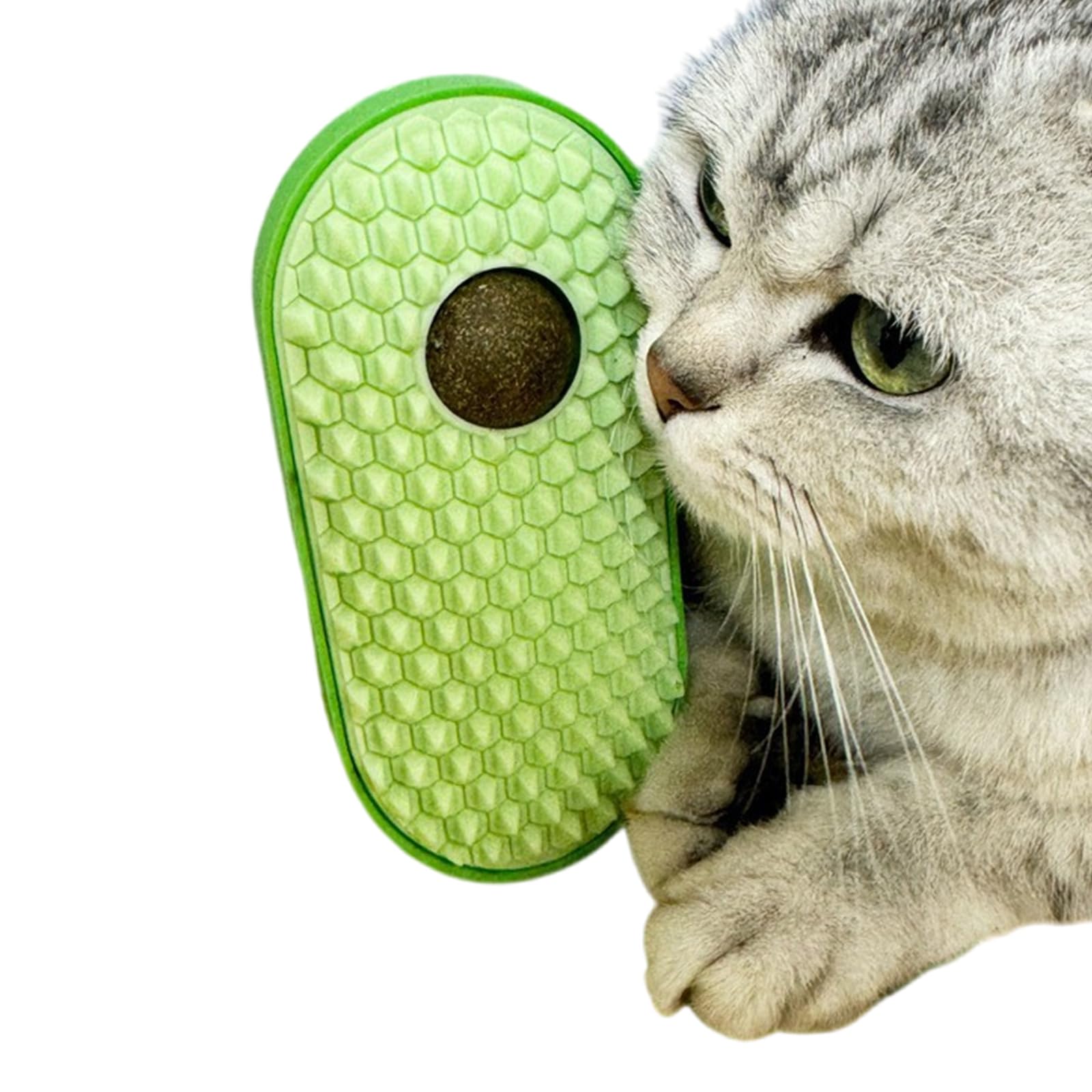 Poste Rascador Para Gatos Con Juguete Interactivo - Base Antideslizante, Mide 40x26x26 Cm - Ideal Para Ejercicio Y Juego En Casa
