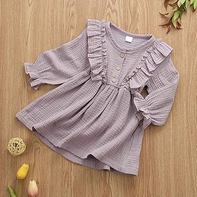 Carolilly Robe à Bretelle Bébé Fille Eté Sans Manches En Tulle