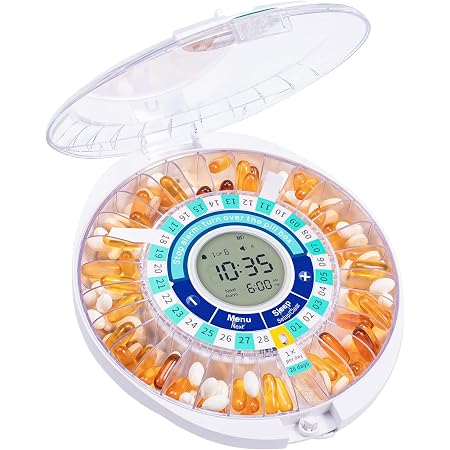Amazon.com: EziMedPil Automatic Pill Dispenser with Alarm, Sound ...