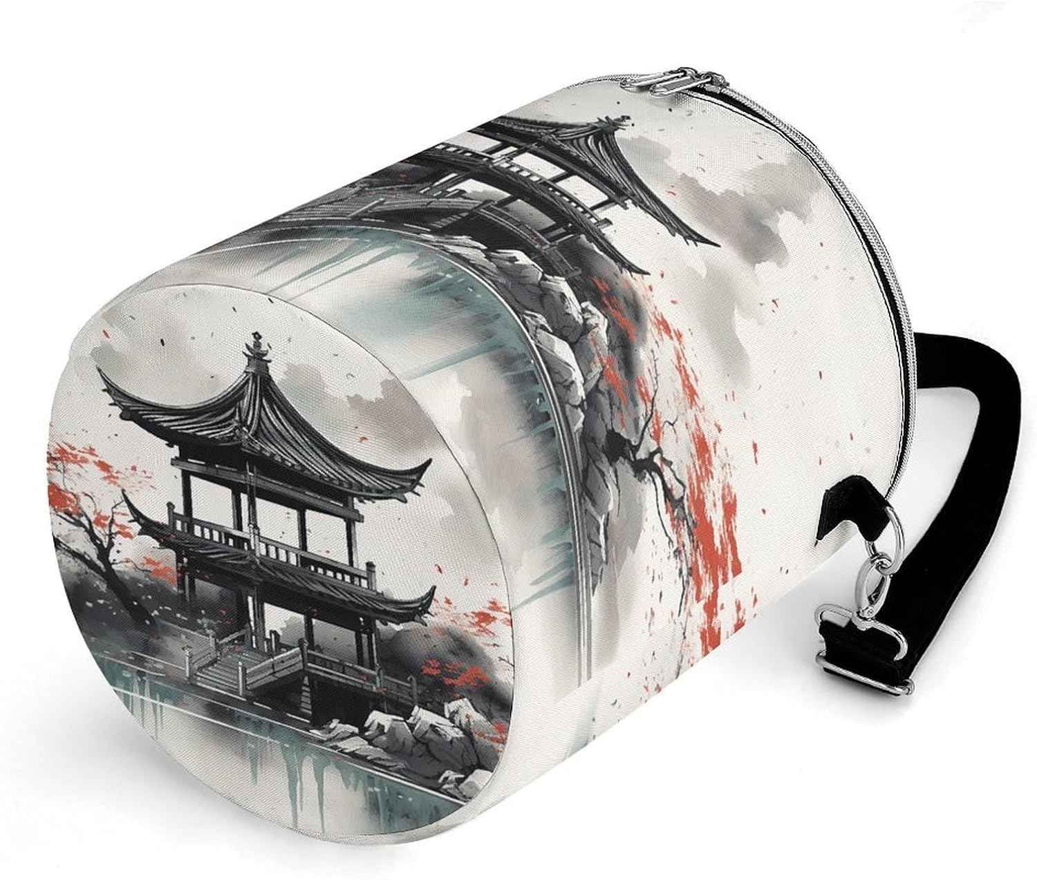 Soft Round Cooler Bags15L Collapsible Ice Chest Bag,Cute Llama Floralprinted Portable Leakproof Insulated Travel Cooler Bag for Picnic,Beach,Outdoor Trip