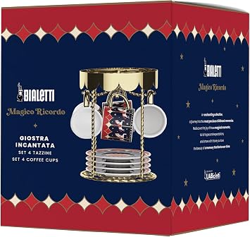 Bialetti 4'lü Kahve Fincanı Ve Tabağı Seti Carousel