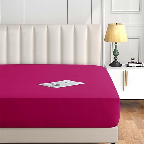 Vista 133 de IR Imperial Rooms Sábana bajera ajustable tamaño King – Sábanas bajeras de 16 pulgadas de profundidad de 16 pulgadas de microfibra suave premium