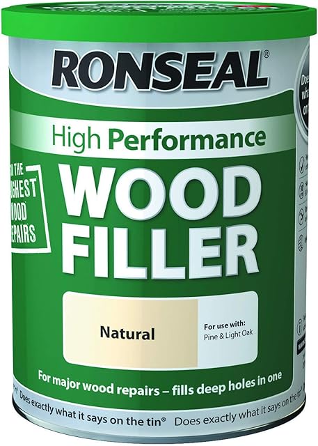 Ronseal 32287 High Performance Wood Filler - Natural 1Kg
